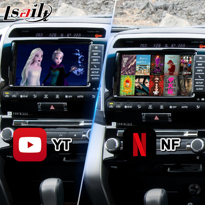 واجهة فيديو الوسائط المتعددة بنظام Android من Lsailt لسيارات تويوتا لاند كروزر LC 200 V8 LC200 موديلات 2012-2015