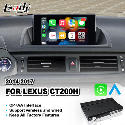واجهة Android Auto Carplay لمراقبة الفأرة لليكسوس CT200H CT 200h 2014-2017