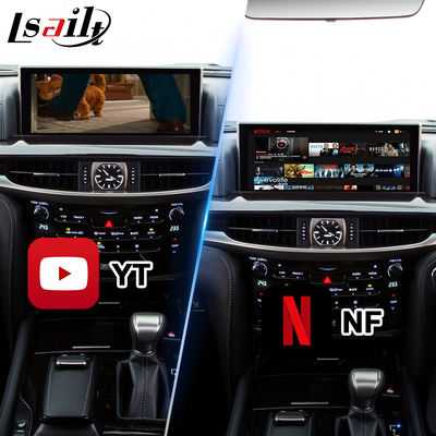 Lsailt Android Carplay واجهة فيديو الوسائط المتعددة لـ 2016-2021 Lexus LX 570 LX450d LX570