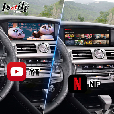 Lsailt 8+128GB صندوق واجهة Carplay متعددة الوسائط لأندرويد لليكسوس LS600h LS460 2012-2017