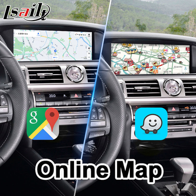 Lsailt 8+128GB صندوق واجهة Carplay متعددة الوسائط لأندرويد لليكسوس LS600h LS460 2012-2017