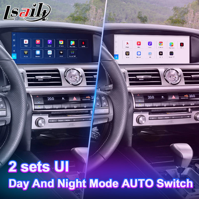 Lsailt 8+128GB صندوق واجهة Carplay متعددة الوسائط لأندرويد لليكسوس LS600h LS460 2012-2017