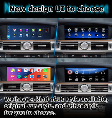 ليكسوس LS460L LS600hL أندرويد 11 carplay واجهة الفيديو القاعدة على كوالكوم 8+128GB