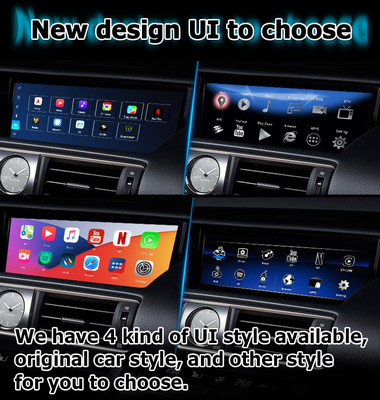 ليكسوس IS300 IS200t IS350 واجهة الفيديو أندرويد 11 carplay أندرويد أوتوبوكس القاعدة على كوالكوم