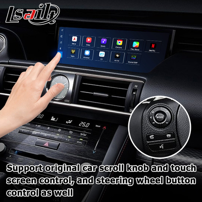 ليكسوس IS300 IS200t IS350 واجهة الفيديو أندرويد 11 carplay أندرويد أوتوبوكس القاعدة على كوالكوم
