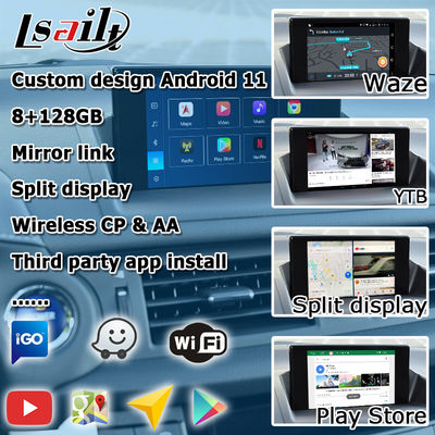 لوكسوس CT200h اندرويد 13 واجهة فيديو carplay أندرويد أوتوماتيك القاعدة على كوالكوم 8+128GB