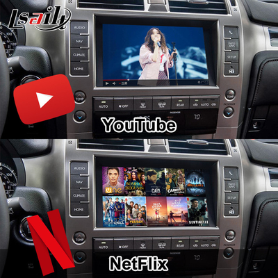 8+128GB Android 11 واجهة فيديو ليكسوس لـ GX460 2014-2021 بما في ذلك CarPlay اللاسلكي ، Android Auto