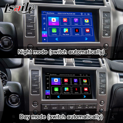 8+128GB Android 11 واجهة فيديو ليكسوس لـ GX460 2014-2021 بما في ذلك CarPlay اللاسلكي ، Android Auto