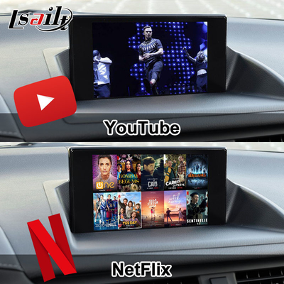 واجهة الفيديو اللاسلكية لـ Lexus CT CT200H 2014-2017 دعم تحميل التطبيقات ، NetFlix ، YouTube