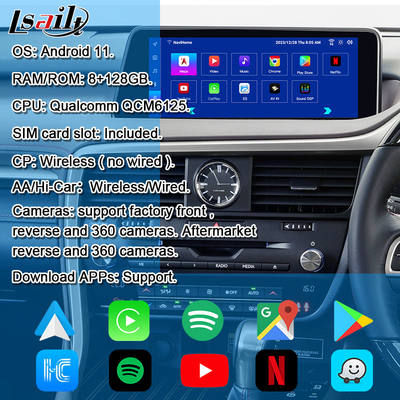 واجهة الفيديو الالكترونية الالكترونية لـ Lexus RX RX450H RX300H RX350
