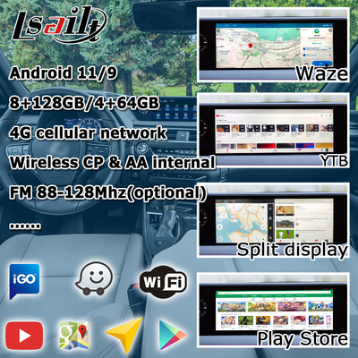 جهاز أندرويد كاربلاي ليكسوس شاشة لمسة لـ UX200 UX250h DSP تعديل أندرويد أوتو