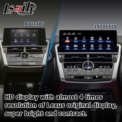 NX300 NX300h ليكسوس أندرويد شاشة كبيرة 10.25 بوصة أندرويد Carplay ترقية
