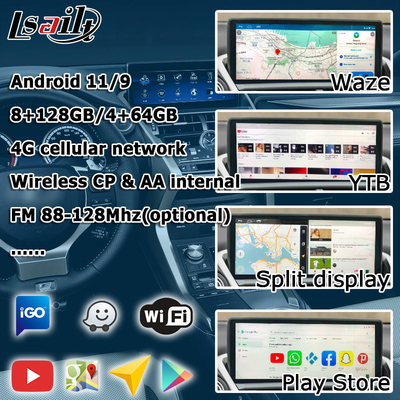 NX300 NX300h ليكسوس أندرويد شاشة كبيرة 10.25 بوصة أندرويد Carplay ترقية