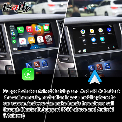 Lsailt Android Infotainment Module لشركة إنفينيتي Q50 Q60 2014-2020 واجهة CarPlay، مربع الملاحة على نظام الأندرويد