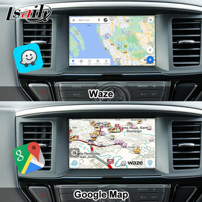واجهة الوسائط المتعددة لجهاز Lsailt 8GB Android لجهاز نيسان Pathfinder R52 2018-Patrol Carplay Android Auto Wireless Module