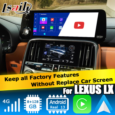 ليكسوس LX600 LX700h 2022 واجهة الفيديو الواسعة النطاق أندرويد على قاعدة كوالكوم 6125 8+128 أندرويد 13