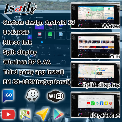 لوكسوس RX 2023 واجهة فيديو أندرويد 11 تعمل بواسطة كوالكوم RX350h RX500h RX350 RX450h+