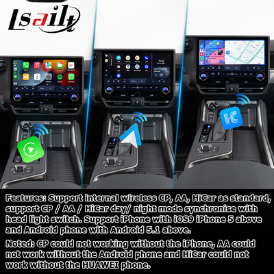 ليكسوس GX550 GX550h Anroid 13 واجهة فيديو قاعدة على كوالكوم 6125 8+128GB