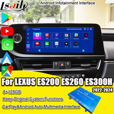 8+128GB Android Infotainment Module لليكسوس ES 2022-2024 RX NX LX GX LS... مع YouTube، NetFlix، Google Play، Waze