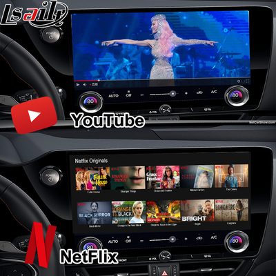 واجهة الفيديو لليكسوس لليكسوس NX260 NX350H LX RX ES واجهة المعلومات والترفيه بما في ذلك يوتيوب ، نتفليكس