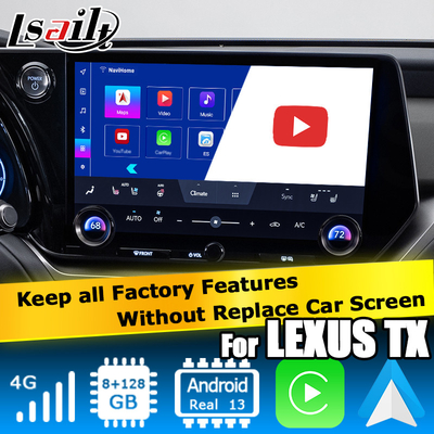 لوكسوس TX550h+ TX350 TX500h واجهة فيديو أندرويد 13 مع أوكتا كور 2.0Ghz 8+128GB carplay