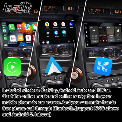 HDMI 8G واجهة الوسائط المتعددة الروبوتية مع CarPlay ، YouTube، Google Play، NetFlix لنيسان باترول 370Z كويست، الروبوت 13