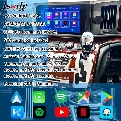Lsailt 8G Android Smart Infotainment Module لشركة نيسان إلكراند E51 السلسلة 3 دعم CarPlay ، YouTube ، شاشة تقاعد الرأس