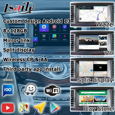 واجهة أندرويد 13 Carplay Box Yandex Navi لجهاز Infiniti QX60 / JX35 نظام كوالكوم 8+128