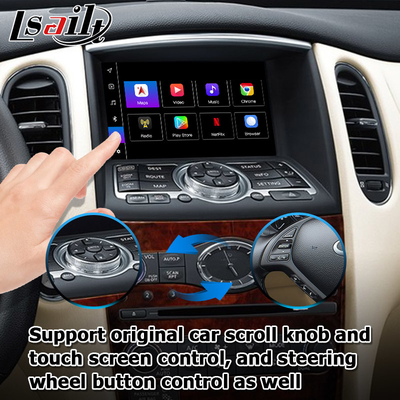 إنفينيتي QX50 / EX EX35 EX37 سيارة أندرويد 13 صندوق واجهة النظام مع Carplay أندرويد العرض التلقائي Lsailt