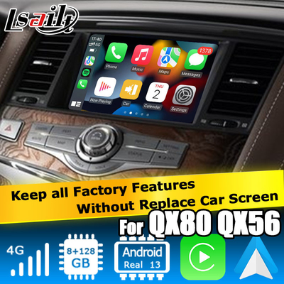 إنفينيتي QX80 / QX56 أندرويد أوتو كاربلاي واجهة أساس على كوالكوم 8+128