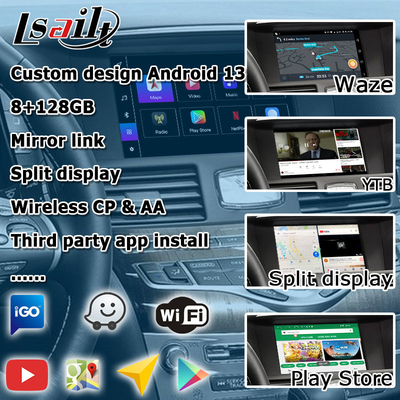 أندرويد 13 8+128 واجهة فيديو Carplay لشركة Infiniti Q70 / M35 M37 دعم Fuga Youtube