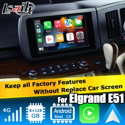 نيسان إلكراند E51 سلسلة 3 أندرويد 13 كوالكوم 8+128GB Carplay Android Auto واجهة فيديو