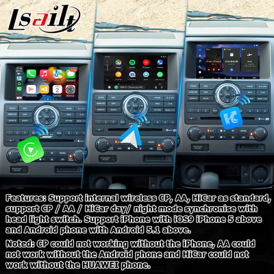 نيسان أرمادا TA60 تصميم مصنع واجهة الفيديو الوسائط المتعددة أندرويد، دعم Carplay اللاسلكي أندرويد أوتو