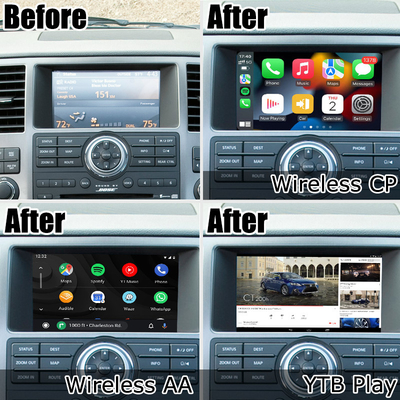 نيسان أرمادا TA60 تصميم مصنع واجهة الفيديو الوسائط المتعددة أندرويد، دعم Carplay اللاسلكي أندرويد أوتو