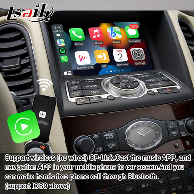Lsailt 8G Android Infotainment Module لشركة Infiniti EX QX50 2008-2017 متضمنة CarPlay اللاسلكية، YouTube، NetFlix