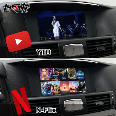 واجهة الوسائط المتعددة 8G كوالكوم أندرويد لإنفينيتي Q70 M45 M25 2010- CarPlay Box اللاسلكي، أندرويد أوتو، NetFlix