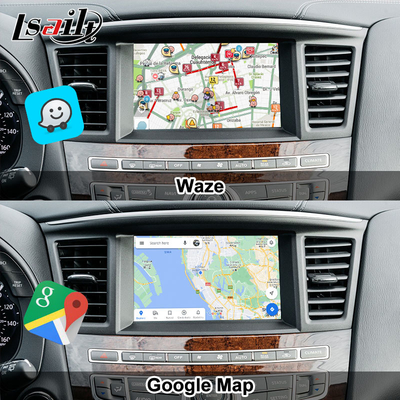 واجهة الوسائط المتعددة لجهاز إنفينيتي QX60 JX35 2011-2020 CarPlay اللاسلكي المتكامل ، Android Auto