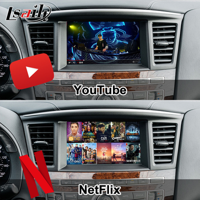 واجهة الوسائط المتعددة لجهاز إنفينيتي QX60 JX35 2011-2020 CarPlay اللاسلكي المتكامل ، Android Auto