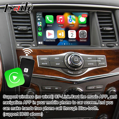 وحدة 8G Android Infotainment لشركة Infiniti QX80 QX56 نيسان باترول 20100-2021 واجهة CarPlay اللاسلكية، يوتيوب