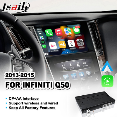 واجهة التكامل اللاسلكي لـ Android Auto Carplay لعام 2013-2015 Infiniti Q50
