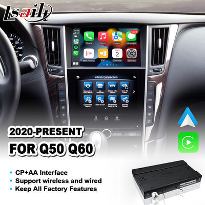 Lsailt CP + AA OEM التكامل واجهة Carplay لعام 2021- الحاضر Infiniti Q50 Q60 Q60S Q50S