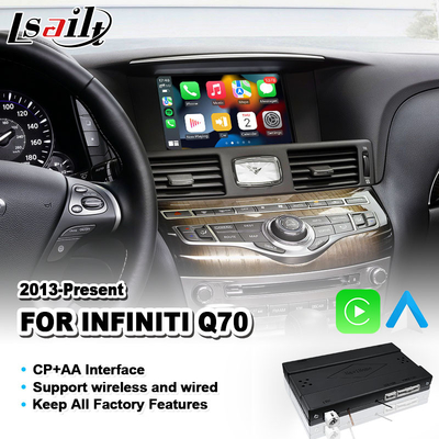 Lsailt Carplay اللاسلكي واجهة أندرويد أوتو لعام 2013-2019 Infiniti Q70