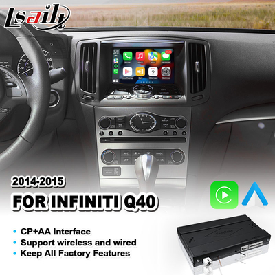 Lsailt OEM التكامل Android Auto Video Interface Carplay لشركة إنفينيتي Q40 2014-2015