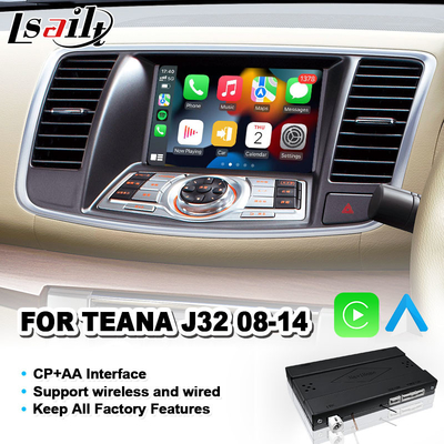 OEM التكامل Android Auto Video Interface Carplay لنيسان تينا J32 2008-2014
