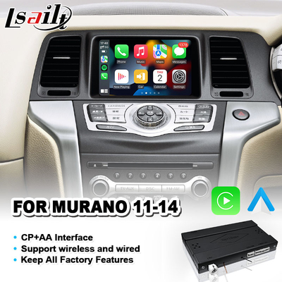 واجهة الفيديو اللاسلكية Carplay OEM التكامل Android Auto لنيسان مورانو Z51 2011-2014