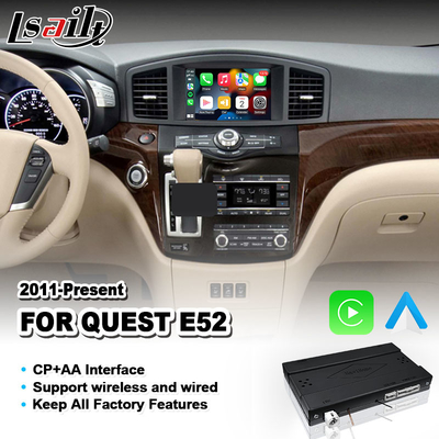 Android Auto CP AA واجهة تشغيل الفيديو للسيارات لعام 2011-2022 نيسان كويست E52