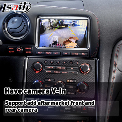 Lsailt Android Auto CP AA OEM التكامل واجهة الفيديو Carplay لنيسان GTR GT-R R35 2011-2016