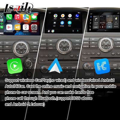 Lsailt OEM التكامل واجهة الفيديو المتعددة الأندرويد لـ Pathfinder R51 نيسان نافارا D40 CarPlay& Android Auto Retrofit