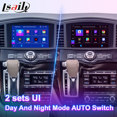 شاشة واجهة Carplay متعددة الوسائط لجهاز Lsailt 8 بوصات Android لعام 2011-2017 نيسان كوست E52