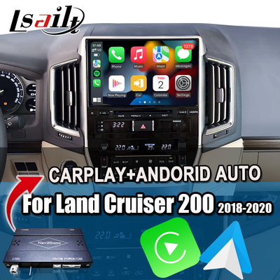 واجهة CarPlay اللاسلكية لسيارة تويوتا لاند كروزر 200 GX-R,VX-R 2018-2021 Fujitsu Head Unit With Android Auto, Linux System